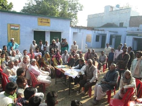 first meeting of gram panchayat